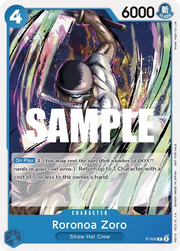 Roronoa Zoro - P-056 (Nami Deck) (Learn Together Deck Set)
