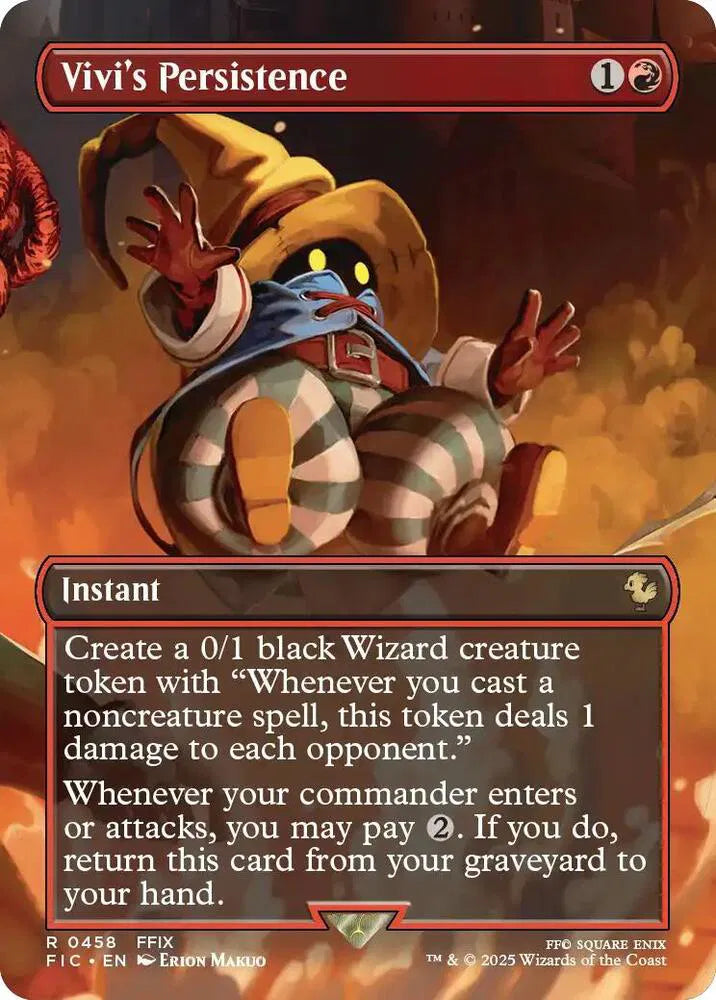 Vivi's Persistence (Borderless) 458 · Normal (Commander: FINAL FANTASY)