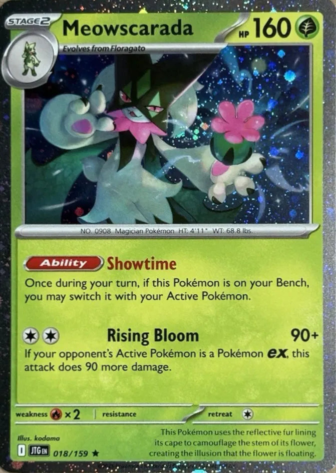 Meowscarada (Cosmos Foil) 018/159 · Holofoil (Miscellaneous Cards & Products)