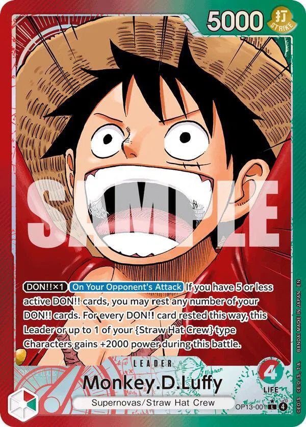 Monkey.D.Luffy (001) (Alternate Art) - Carrying On His Will (OP13)