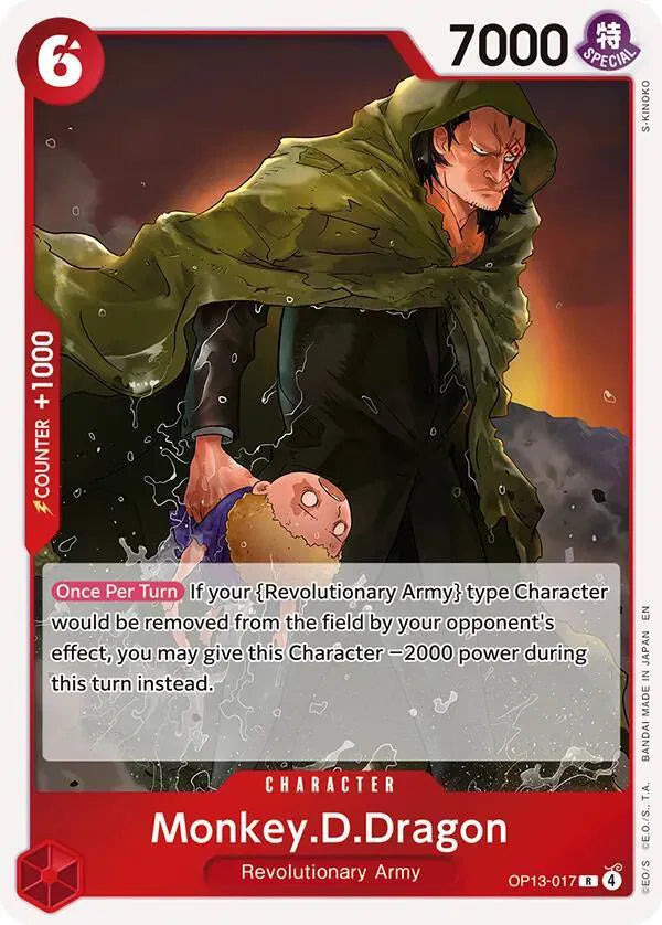 Monkey.D.Dragon OP13-017 (Carrying On His Will)