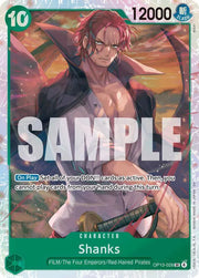 Shanks (028) OP13-028 · Foil (Carrying On His Will)