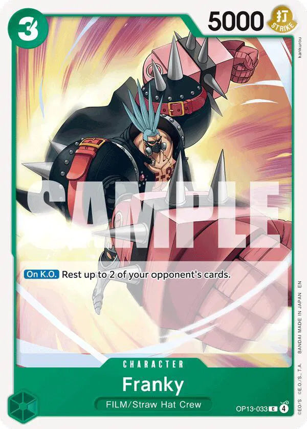 Franky OP13-033 · Normal (Carrying On His Will)