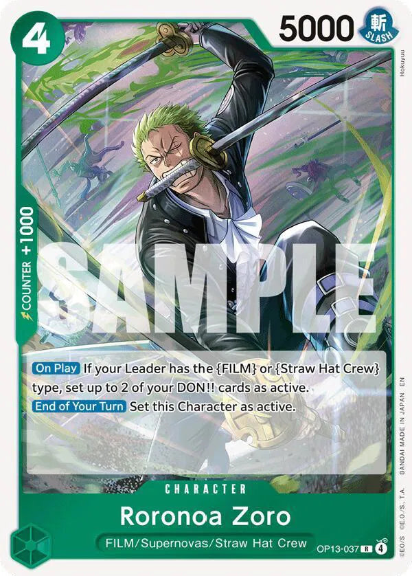 Roronoa Zoro OP13-037 (Carrying On His Will)