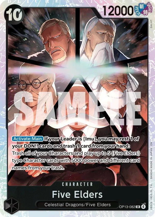 Five Elders OP13-082 · Foil (Carrying On His Will)