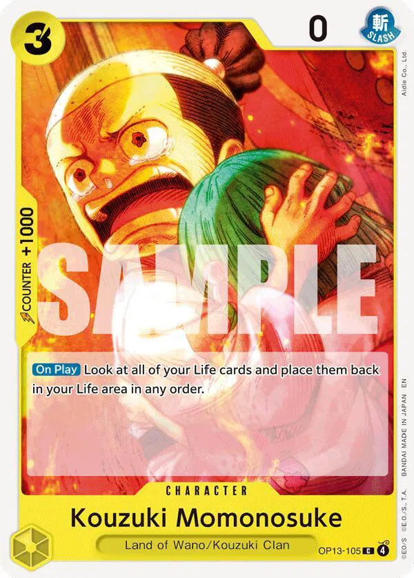 Kouzuki Momonosuke OP13-105 (Carrying On His Will)