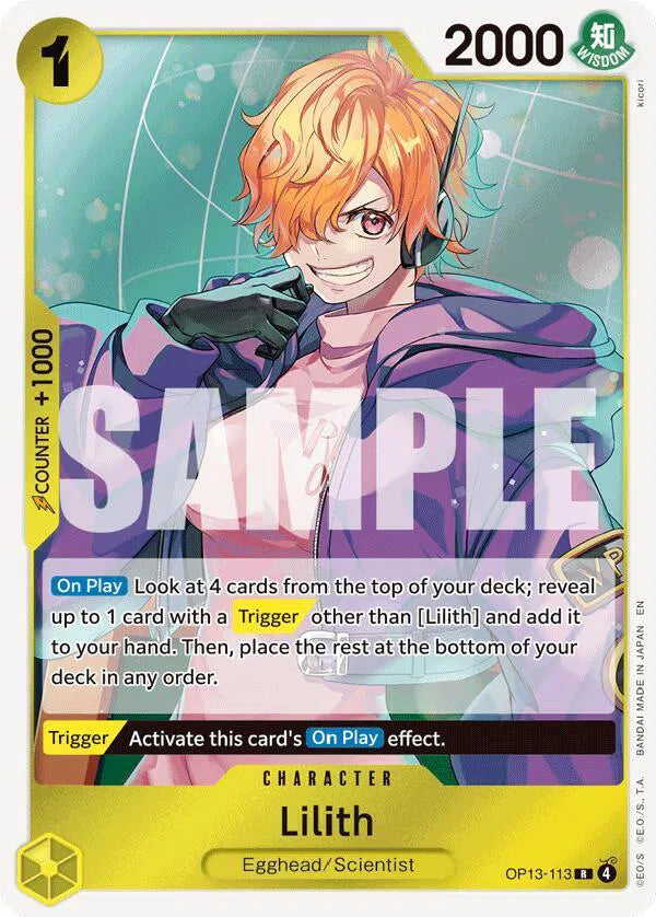 Lilith OP13-113 (Carrying On His Will)