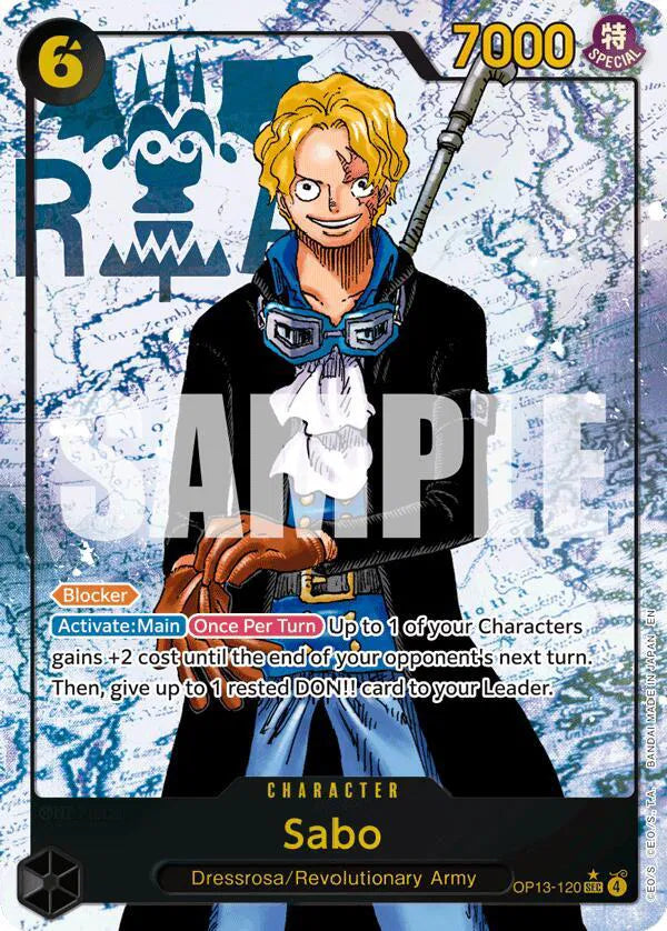 Sabo (120) (Parallel) OP13-120 · Foil (Carrying On His Will)