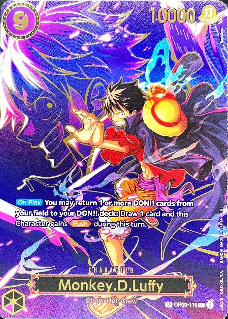 Monkey.D.Luffy - OP09-119 (SP) (Carrying On His Will)