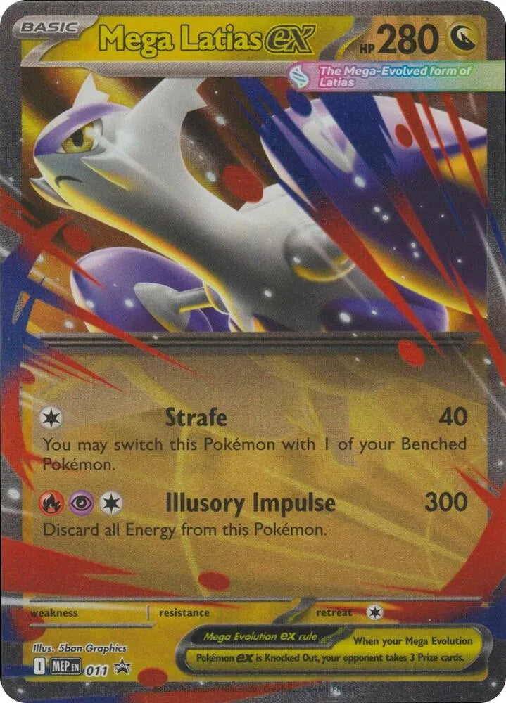 Mega Latias Ex #11 Black Star Promo