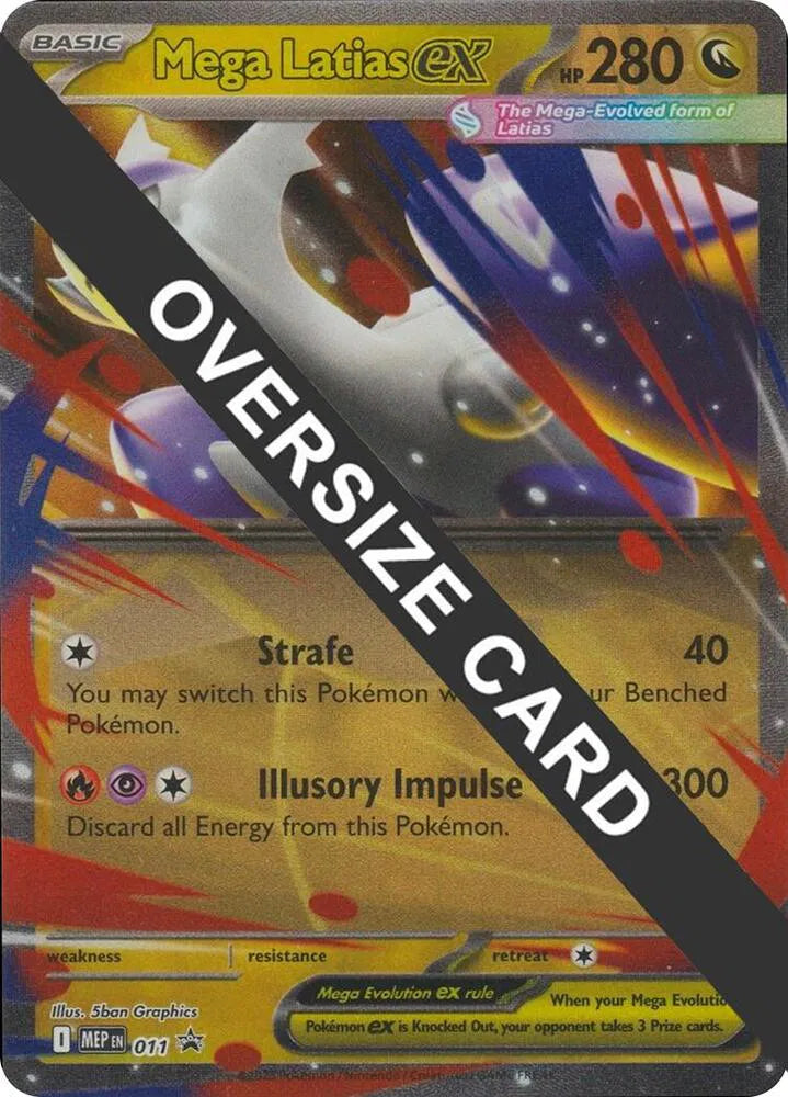 Mega Latias ex - 011 (Jumbo Cards)