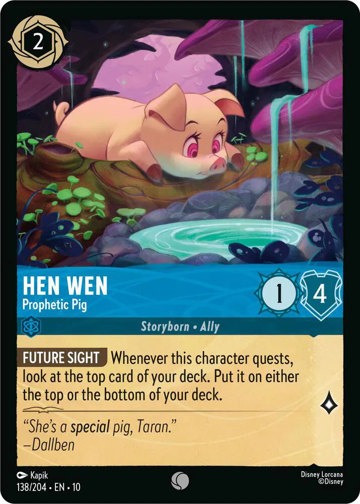 Hen Wen - Prophetic Pig 138/204 · Normal (Whispers in the Well)