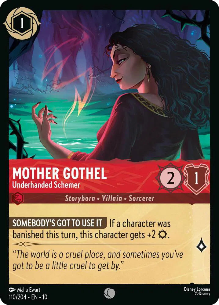 Mother Gothel - Underhanded Schemer 110/204 · Normal (Whispers in the Well)