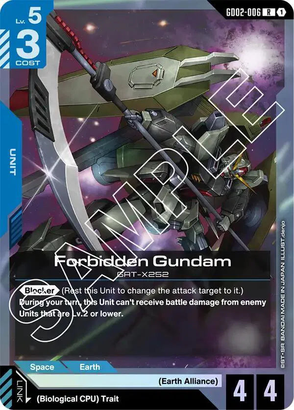 Forbidden Gundam GD02-006 · Holofoil (Dual Impact)
