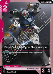 Sayla's Light-Type Guncannon GD02-046 · Normal (Dual Impact)