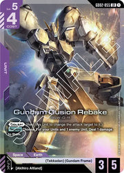 Gundam Gusion Rebake GD02-055 · Holofoil (Dual Impact)