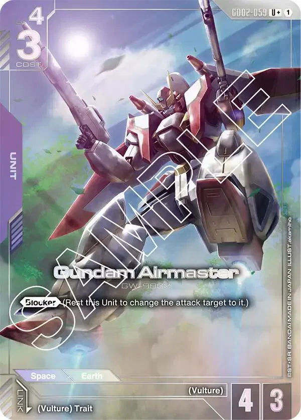 Gundam Airmaster (R+) GD02-059 · Holofoil (Dual Impact)