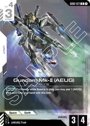 Gundam Mk-II (AEUG) GD02-071 · Holofoil (Dual Impact)