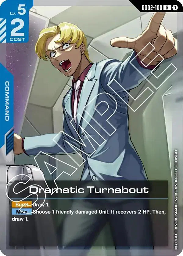 Dramatic Turnabout GD02-100 · Holofoil (Dual Impact)