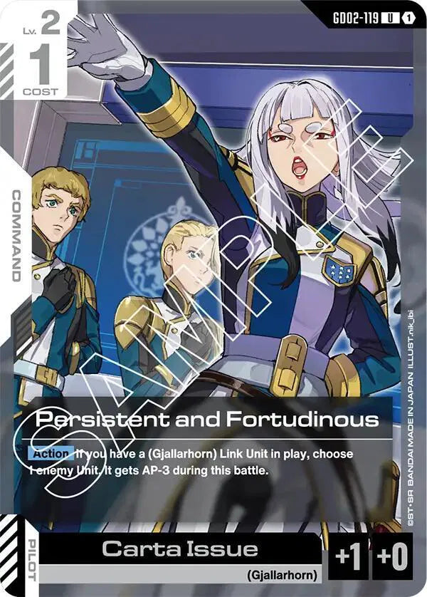 Persistent and Fortudinous GD02-119 · Normal (Dual Impact)