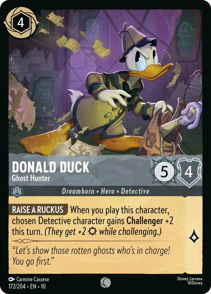 Donald Duck - Ghost Hunter 172/204 · Normal (Whispers in the Well)