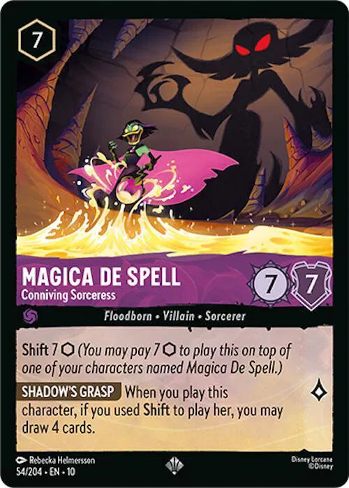 Magica De Spell - Conniving Sorceress 54/204 · Normal (Whispers in the Well)