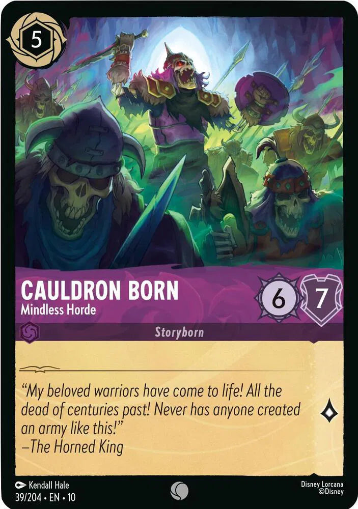 Cauldron Born - Mindless Horde 39/204 · Normal (Whispers in the Well)