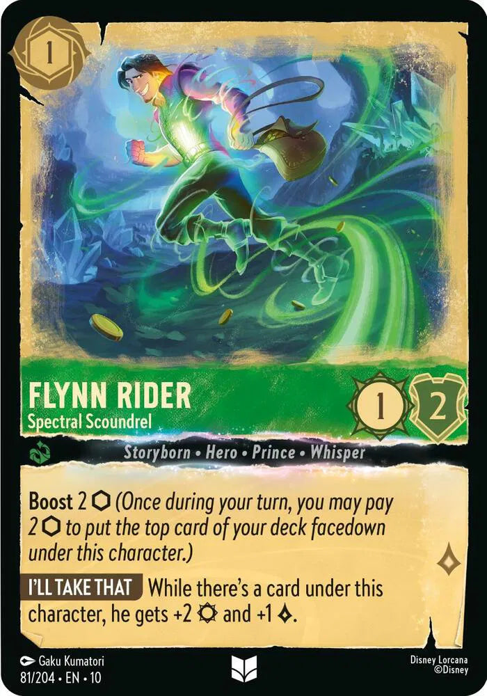 Flynn Rider - Spectral Scoundrel 81/204 · Normal (Whispers in the Well)