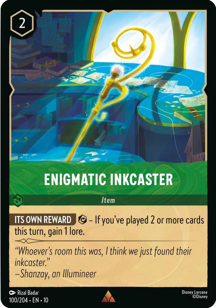 Enigmatic Inkcaster 100/204 · Normal (Whispers in the Well)