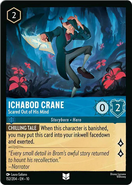 Ichabod Crane - Scared Out of His Mind 152/204 · Normal (Whispers in the Well)