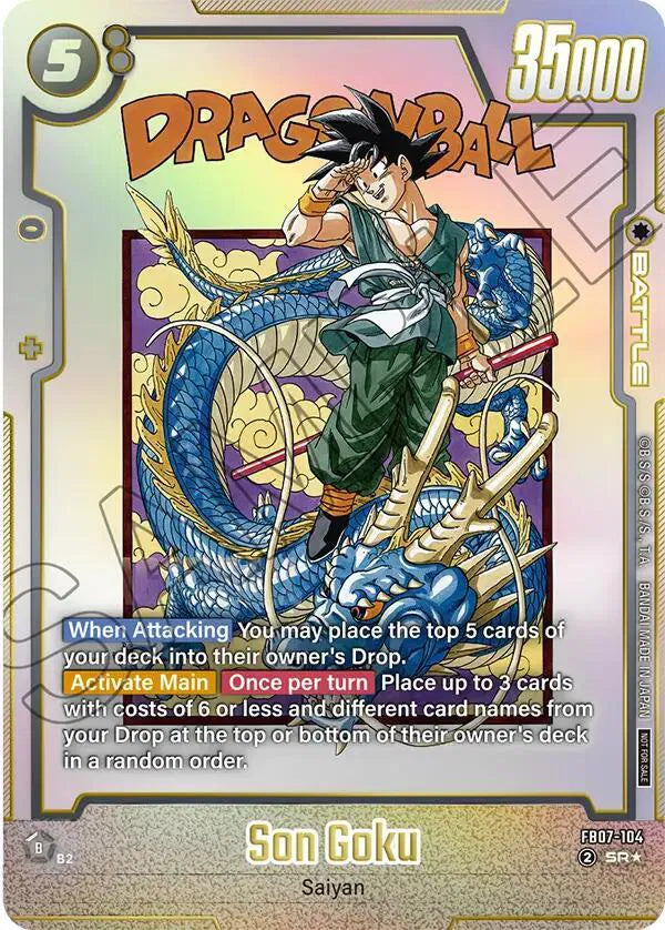 Son Goku - FB07-104 (Tournament and Championship Promos) — PSA 10