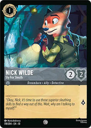 Nick Wilde - Sly Fox Sleuth 178/204 · Normal (Whispers in the Well)