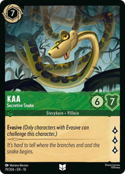 Kaa - Secretive Snake 79/204 · Normal (Whispers in the Well)