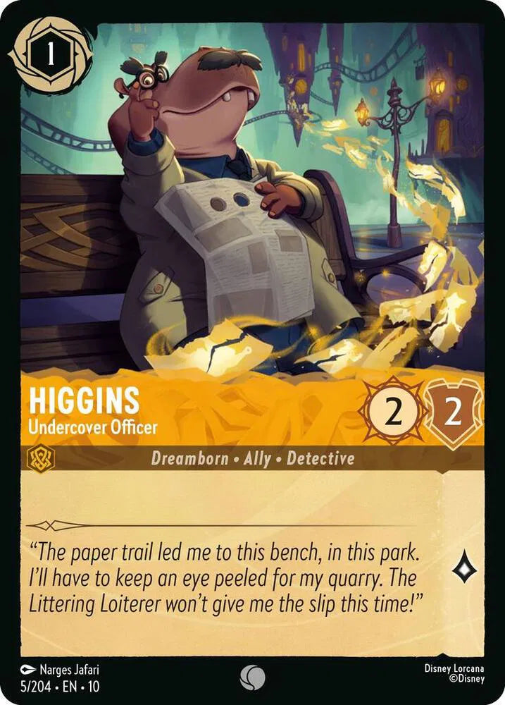 Higgins - Undercover Officer 5/204 · Normal (Whispers in the Well)
