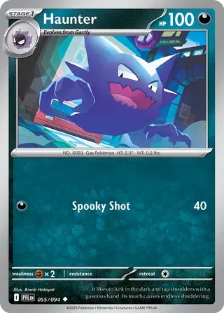 Haunter Phantasmal Flames Uncommon • 055/094 Normal