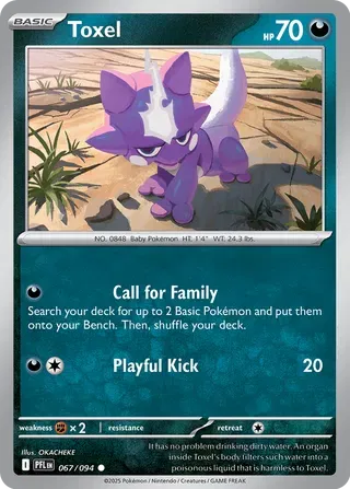Toxel Phantasmal Flames Common • 067/094 Normal