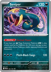 Seviper Phantasmal Flames Uncommon • 062/094 Reverse Holofoi