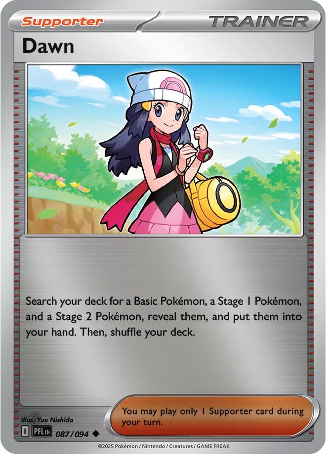 Dawn Phantasmal Flames Uncommon • 087/094 Reverse Holofoil