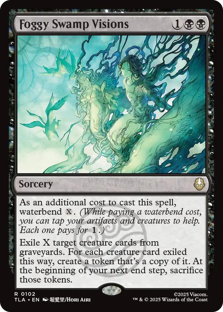 Magic The Gathering Avatar: The Last Airbender Foggy Swamp Visions R 102