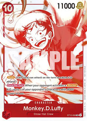 Monkey.D.Luffy - ST10-006 (3rd Anniversary Treasure Campaign Pack) (One Piece Promotion Cards)