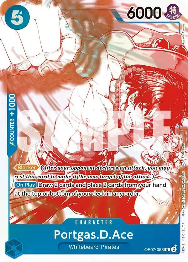 Portgas.D.Ace - OP07-053 (3rd Anniversary Treasure Campaign Pack) · Foil (One Piece Promotion Cards)