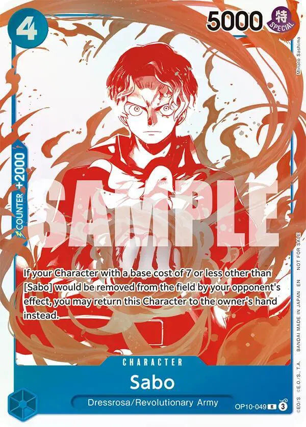 Sabo - OP10-049 (3rd Anniversary Treasure Campaign Pack) · Foil (One Piece Promotion Cards)