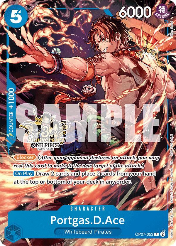 Portgas.D.Ace - OP07-053 (3rd Anniversary Tournament 3 Brothers Pack) (Carrying On His Will: 3rd Anniversary Tournament Cards)