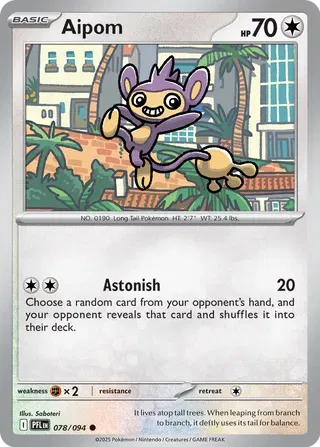 Aipom 078/094 Phantasmal Flames Common