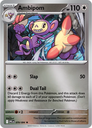 Ambipom Phantasmal Flames Rare • 079/094 Holofoil