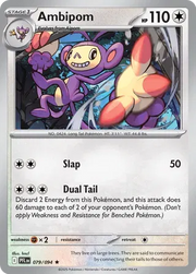 Ambipom Phantasmal Flames Rare • 079/094 Holofoil