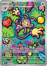 Ambipom Phantasmal Flames Illustration Rare 107/094