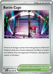 Battle Cage 085/094 · Normal (Phantasmal Flames) Reverse Holo
