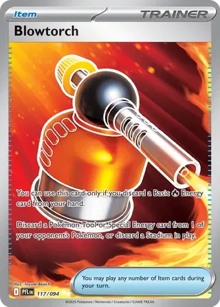 Blowtorch 117/094 · Holofoil (Phantasmal Flames)