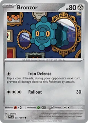 Bronzor 071/094 · Normal (Phantasmal Flames)